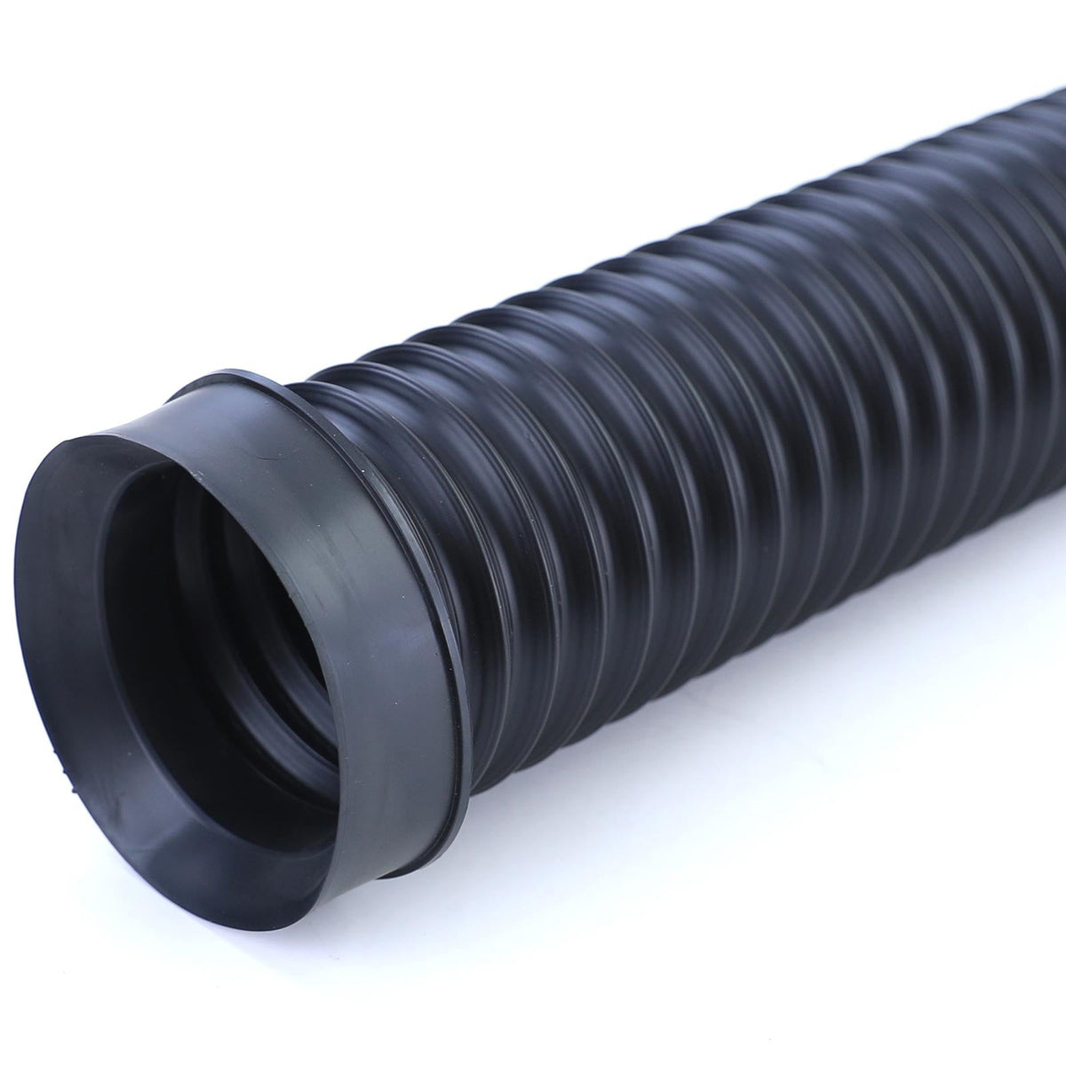 Set Tubo di Aspirazione Universale 75mm Diretta 35–105cm Nero Tuning