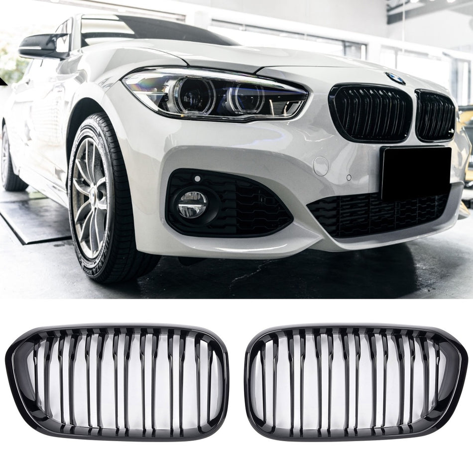 Griglia Nero Lucido per BMW Serie 1 F20 F21 2015-2019