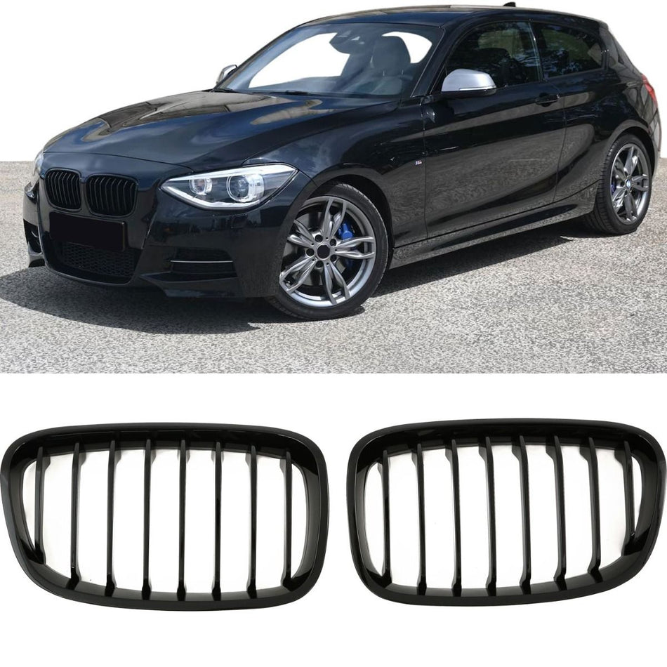 Griglia Nero Lucido per BMW Serie 1 F20 F21 (2011-2015)