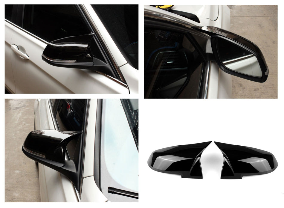 Calotte Specchietti Neri Ricambio per BMW F20 F21 F22 F30 F32 E84