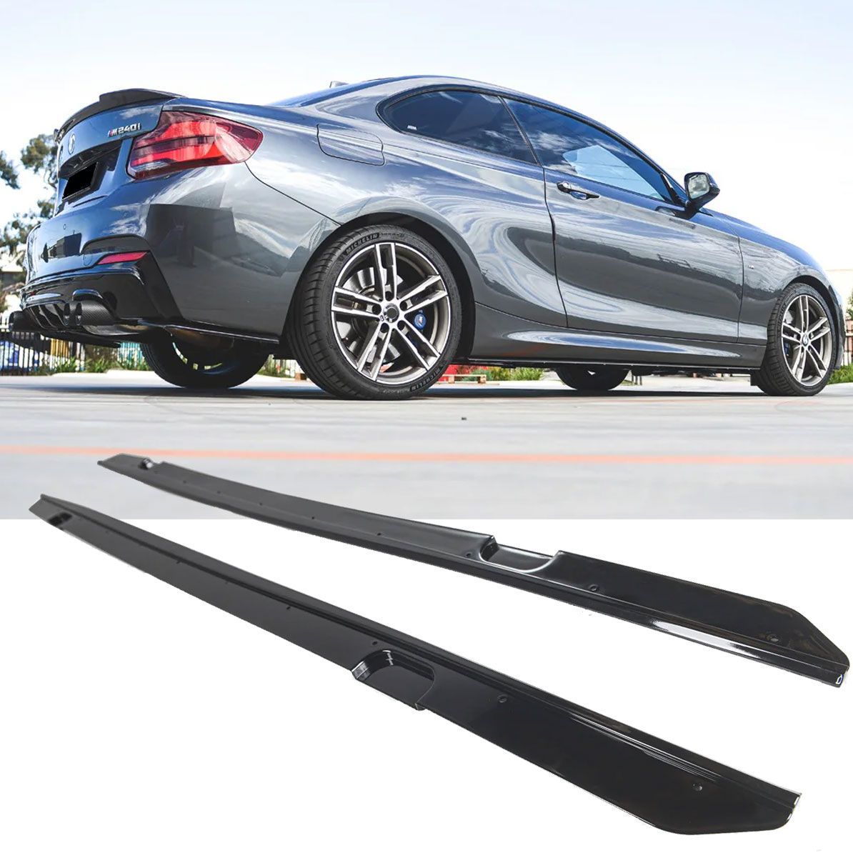 Minigonne per BMW Serie 2 F22 F23 (SET / ABS) 2014-2020