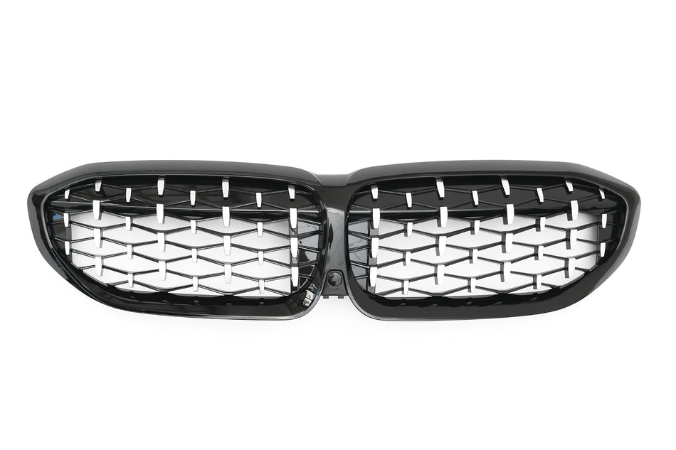 Griglia Cromato Nero Diamond Style per BMW Serie 3 G20 G21 2019-2022