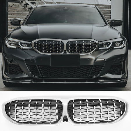 Griglia Cromato Nero Diamond Style per BMW Serie 3 G20 (2019-2022)