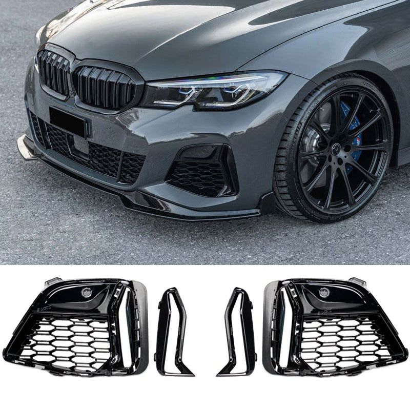 Paraurti Lista M340I Nero per BMW Serie 3 G20 G21 2019-2022