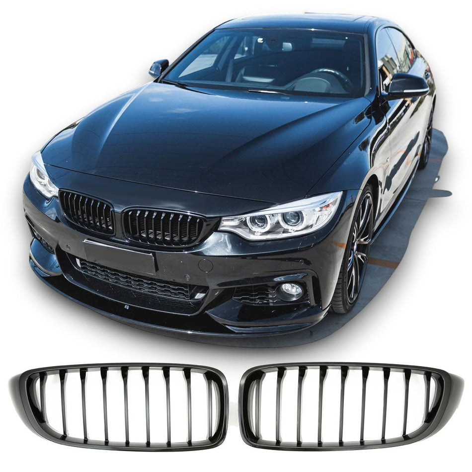 Griglia Nero Lucido per BMW Serie 4 F32 F36 F80 F82 2013-2021