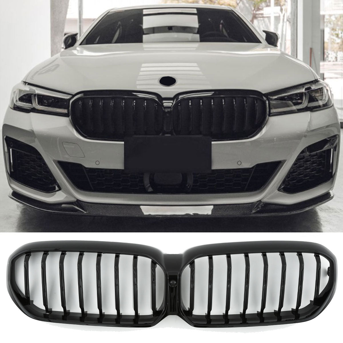 Griglia Nero Lucido per BMW Serie 5 G30 G31 Restyling 2020-2023