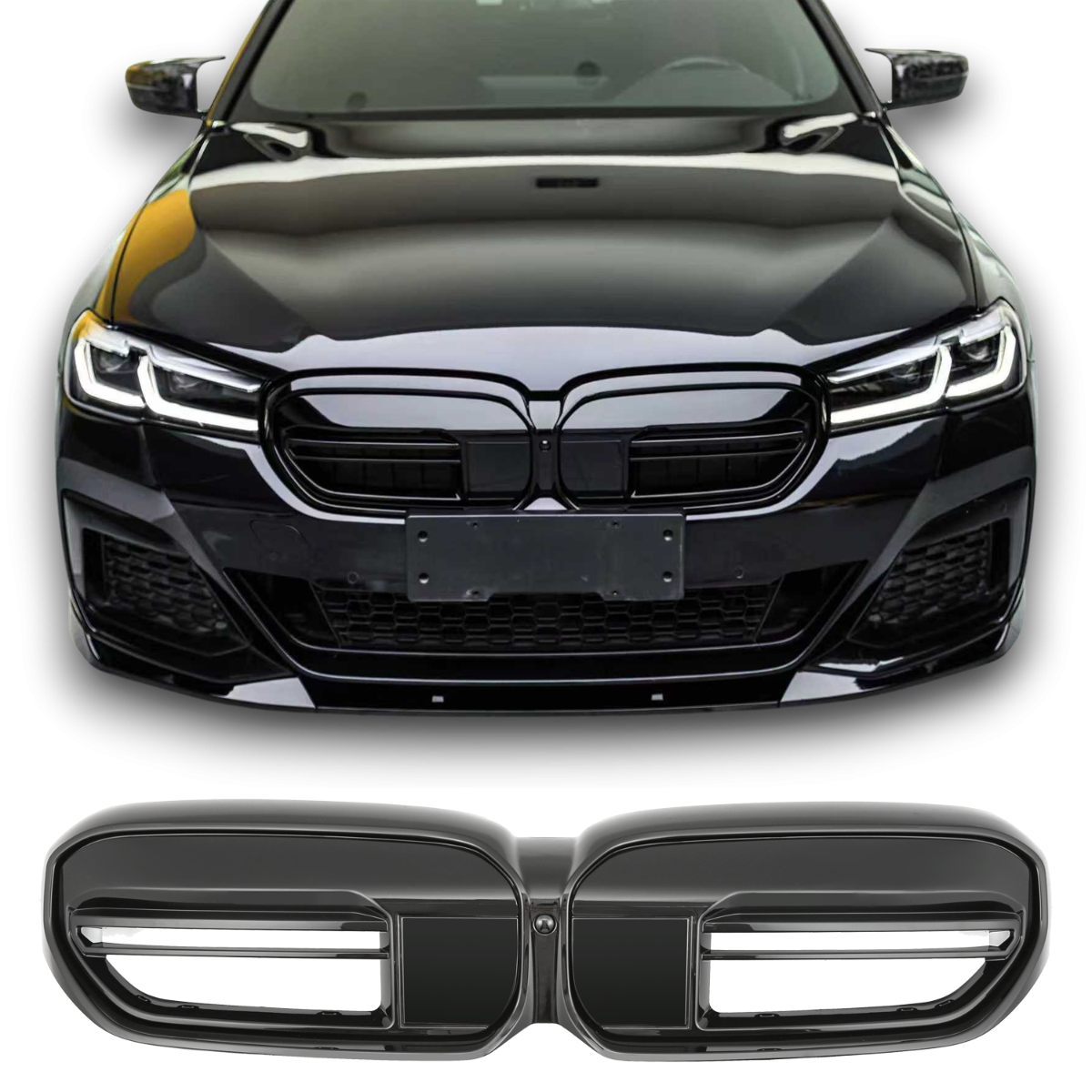 Griglia Nero Lucido per BMW Serie 5 G30 G31 Restyling 2020-2023