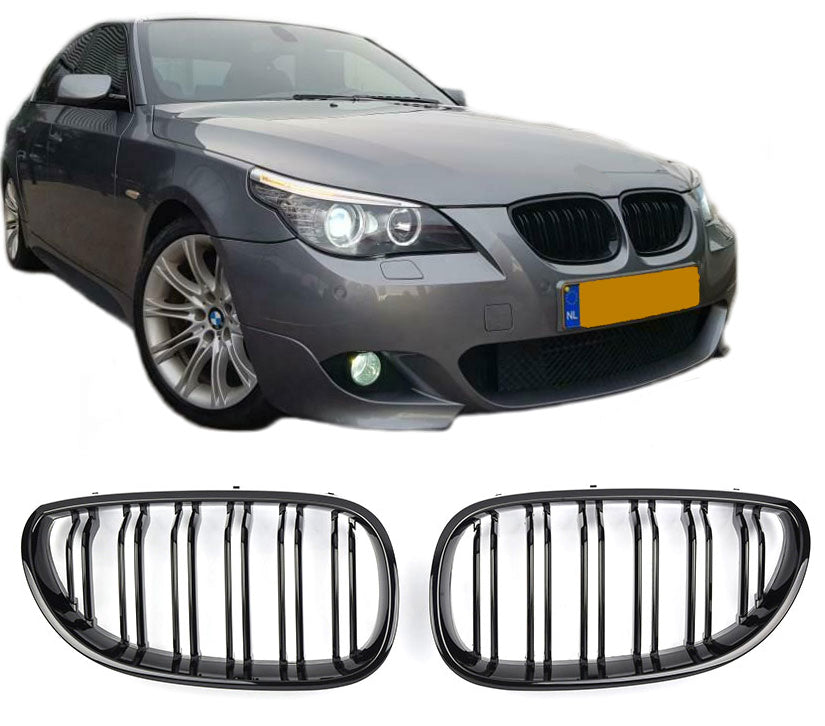 Griglia Nero Lucido per BMW Serie 5 E60 E61 (2003-2010)