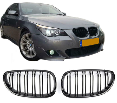 Griglia Nero Lucido per BMW Serie 5 E60 E61 (2003-2010)