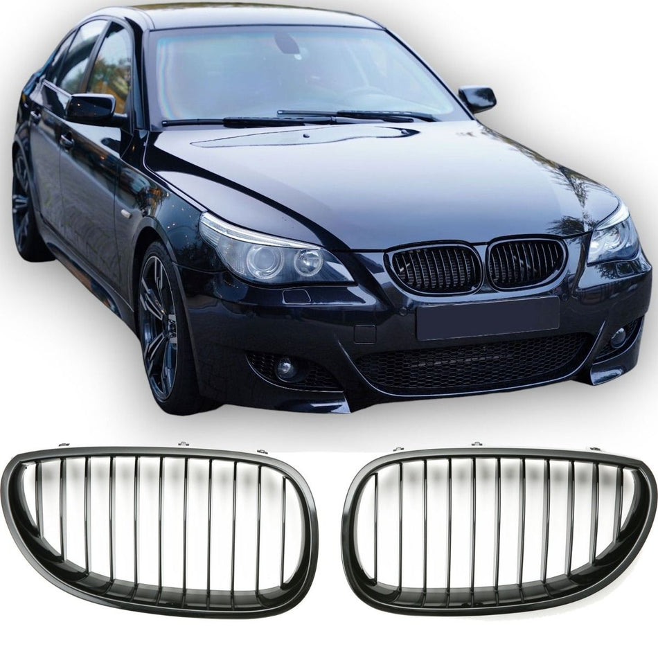 Griglia Nero Lucido per BMW Serie 5 E60 E61 (2003-2010)