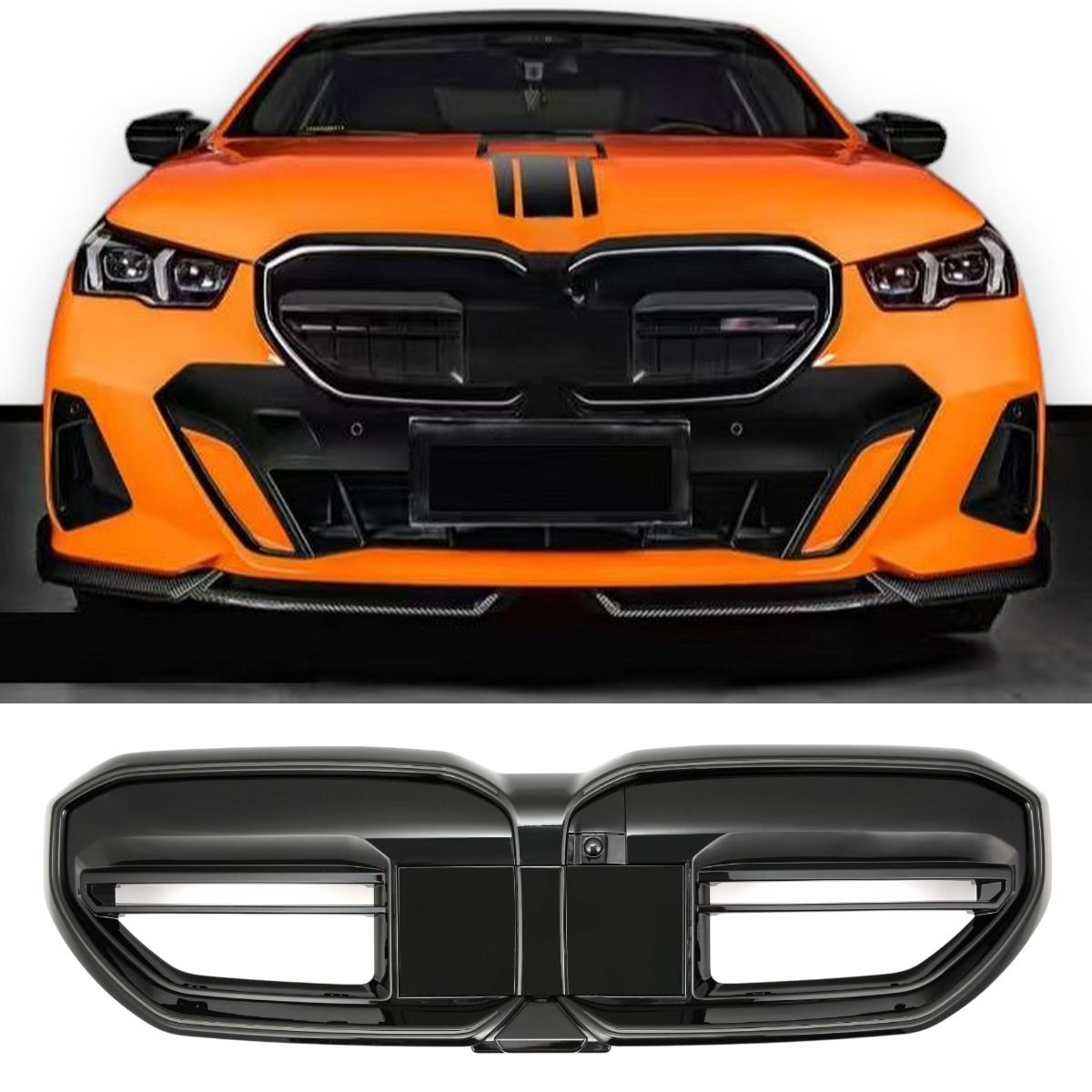 Griglia Nero Lucido con Modulo LED per BMW Serie 5 G60 G61 2023-2026