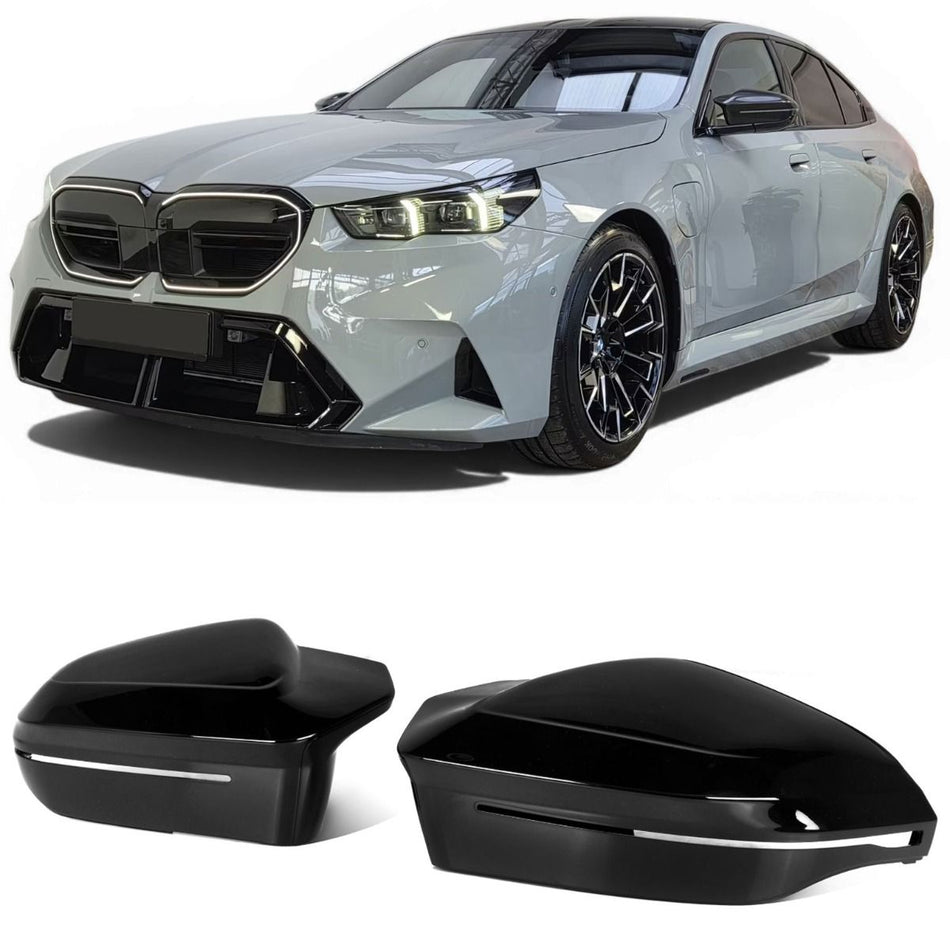 Calotte Specchietti Nere Sport per BMW Serie 5 G60 G68 e Serie 7 G70