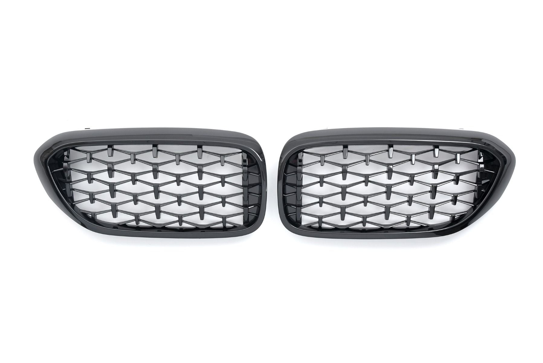 Griglia Diamond Style Nero Lucido per BMW Serie 5 G30 G31 2017-2020
