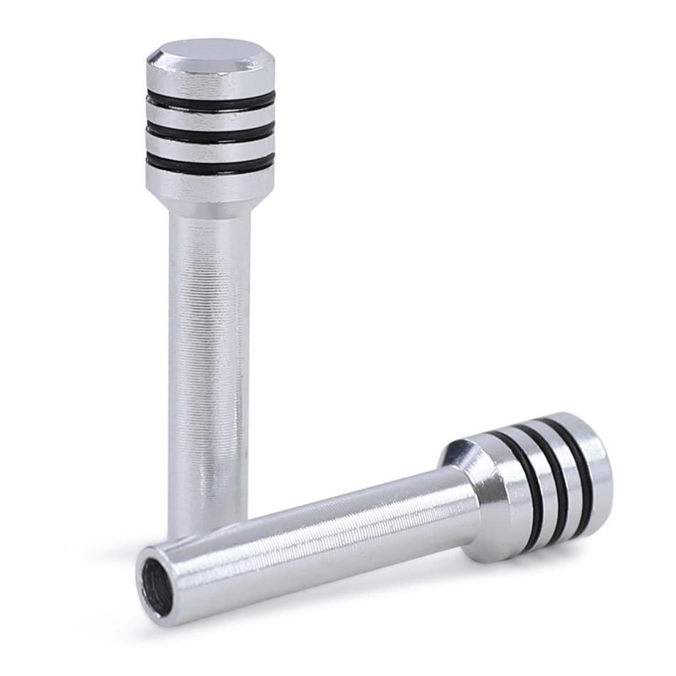Alluminio Pomelli Porta Set Lucido per BMW E28 E30 E32 E34 E36 (1983-1998)