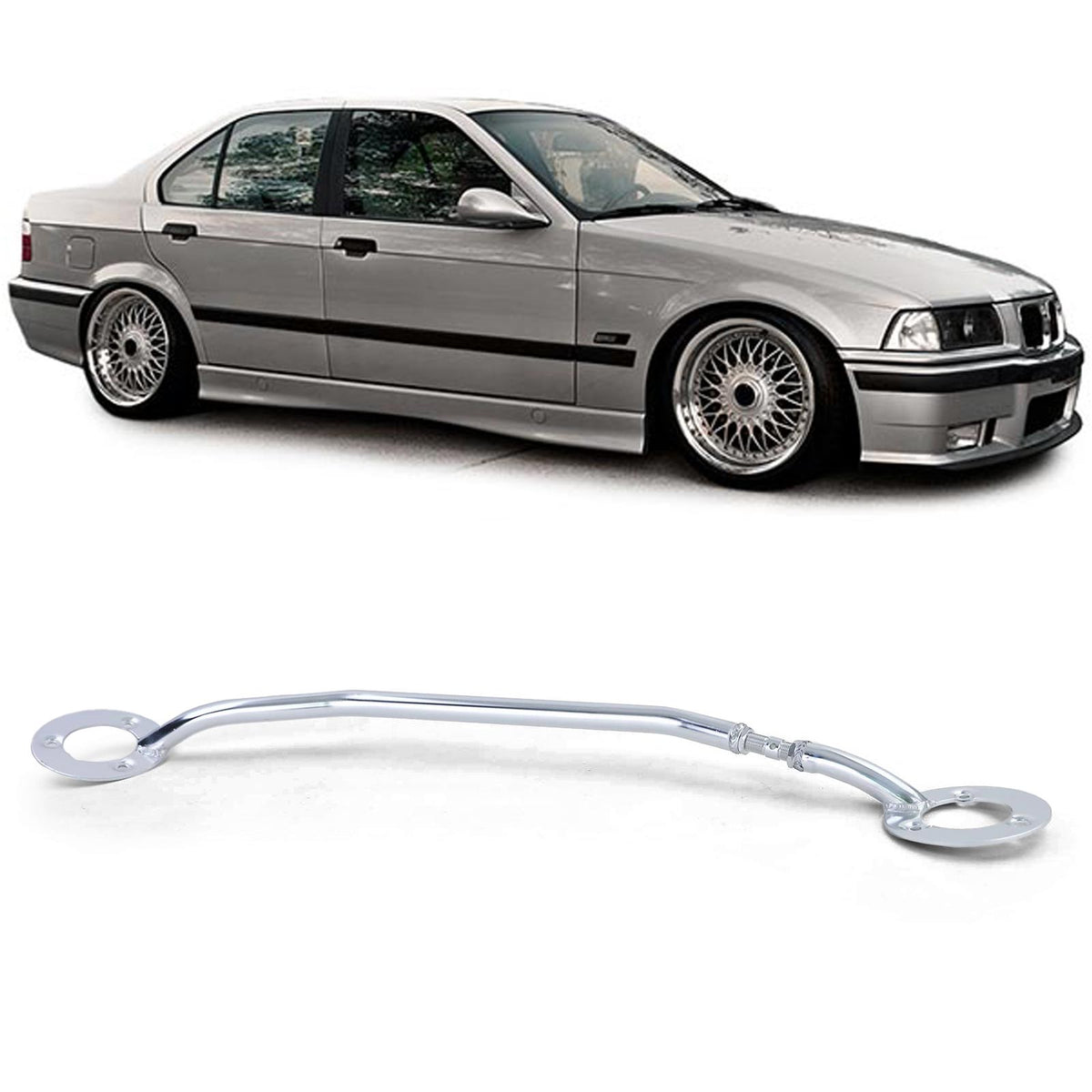 Alluminio Barra Duomi Regolabile per BMW Serie 3 E36 316i 318i M43 75kW 77kW