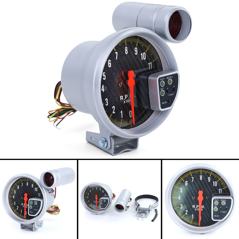 Supporto per Contagiri Performance Carbon 5 Pollici con Shift Light Universale