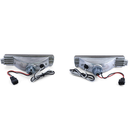 Frecce Vetro Trasparente Fumé con Luci di Posizione per Volkswagen Golf 2 GL
