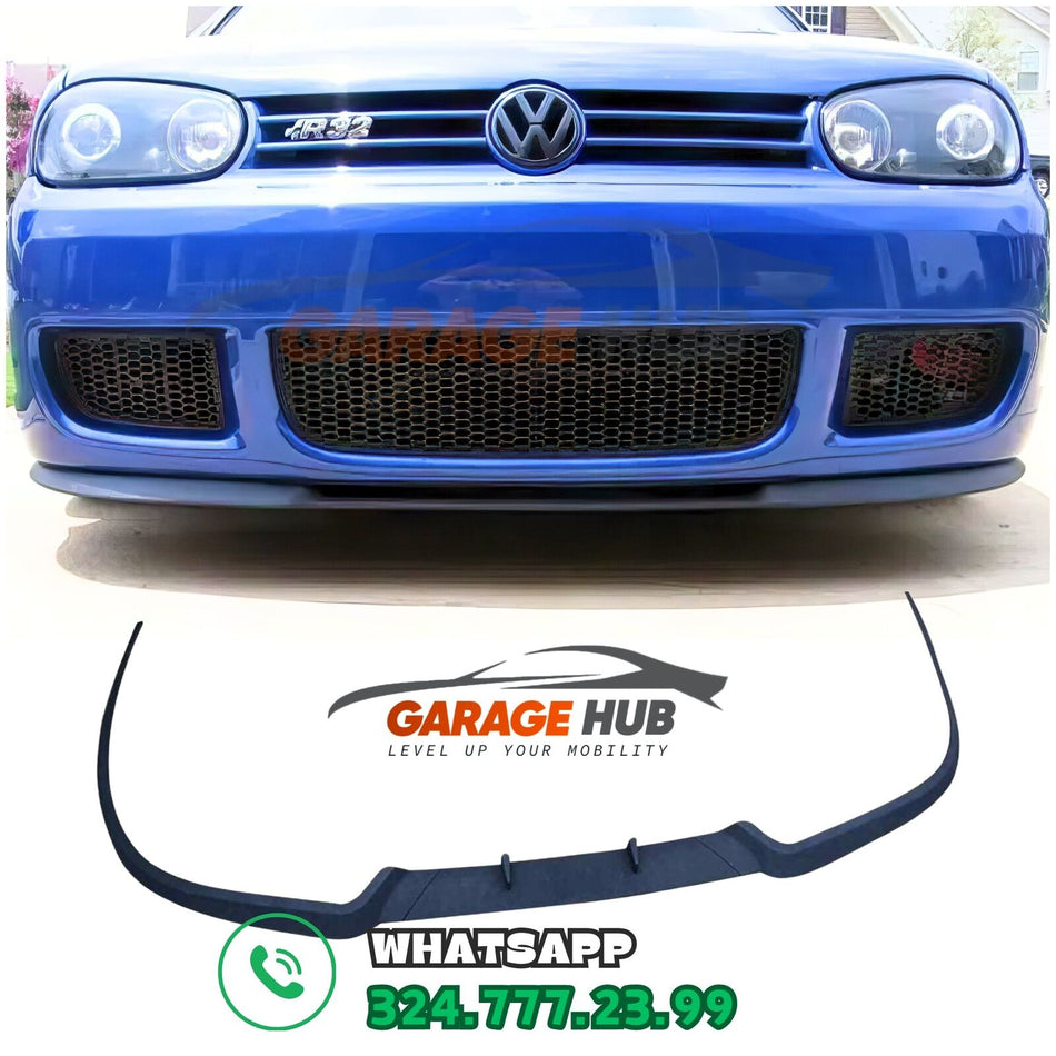 LAMA FRONTALE -> VW GOLF IV 4 R32 --> SOTTO PARAURTI SPLITTER SPOILER ANTERIORE