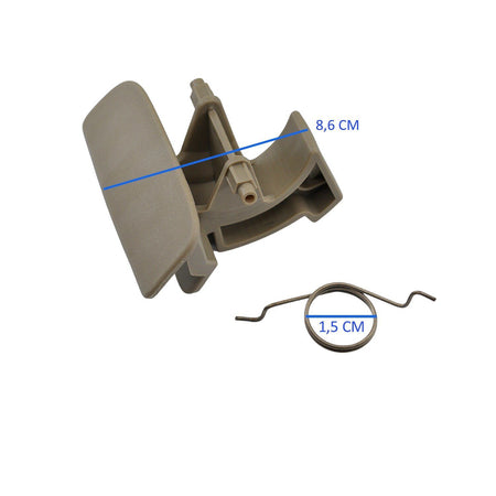 Molla Chiusura Cassetto Portaoggetti - Beige Renault Fluence/Megane 3 – vista 2
