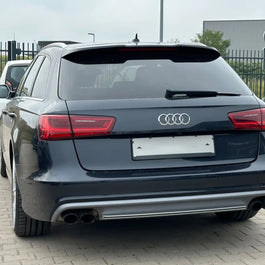 DIFFUSORE S6 per AUDI A6 C7 (2012-2015) sia AVANT che BERLINA -> ABS SILVER