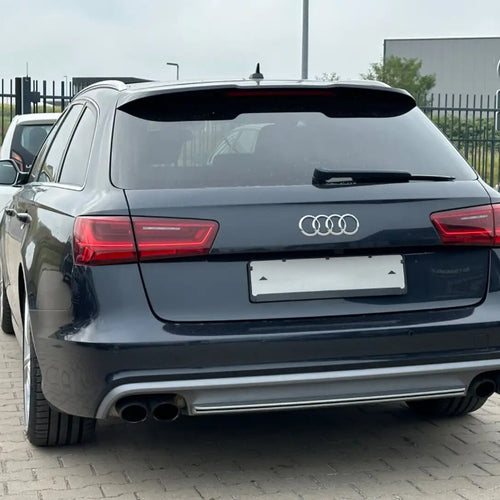 DIFFUSORE S6 per AUDI A6 C7 (2012-2015) sia AVANT che BERLINA -> ABS SILVER