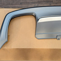 DIFFUSORE Silver LOOK S4 per AUDI A4 B8 2012-2015 con paraurti S-LINE Output 2+2