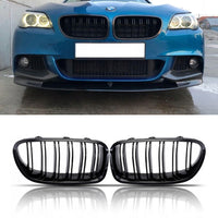 per Serie 5 F10 F11 2010-2017 Griglia M Look Nero Lucido
