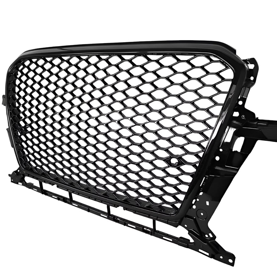 Griglia Radiatore Stile RSQ5 per Audi Q5 8R (2009 - 2016) Nero Lucido