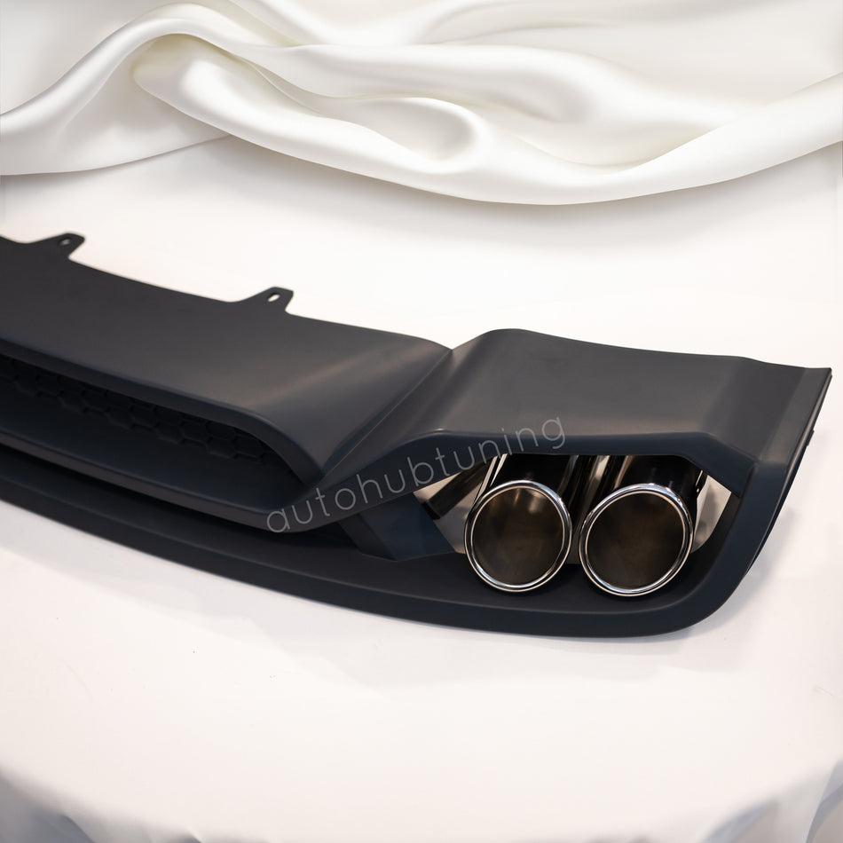 DIFFUSORE ABT DESIGN + TERMINALI INOX per AUDI A4 B8 2012-2015 (NON per SLINE)