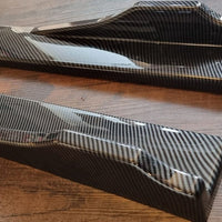 😍Sotto Minigonne✨Carbon-Look✨Laterali Universali ⭐Fibra di Carbonio 120 cm