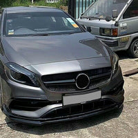 Estensione del labbro del paraurti anteriore per Mercedes Classe A W176 AMG Face