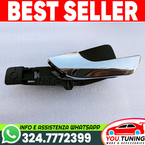 🤩MANIGLIA Porta interna CROMATA➡️ALFA ROMEO GIULIETTA ANTERIORE DX PASSEGGERO