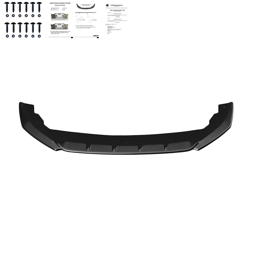 Splitter anteriore per SEAT Leon FR MK4 2020+ con omologazione ABE TÜV – vista 5