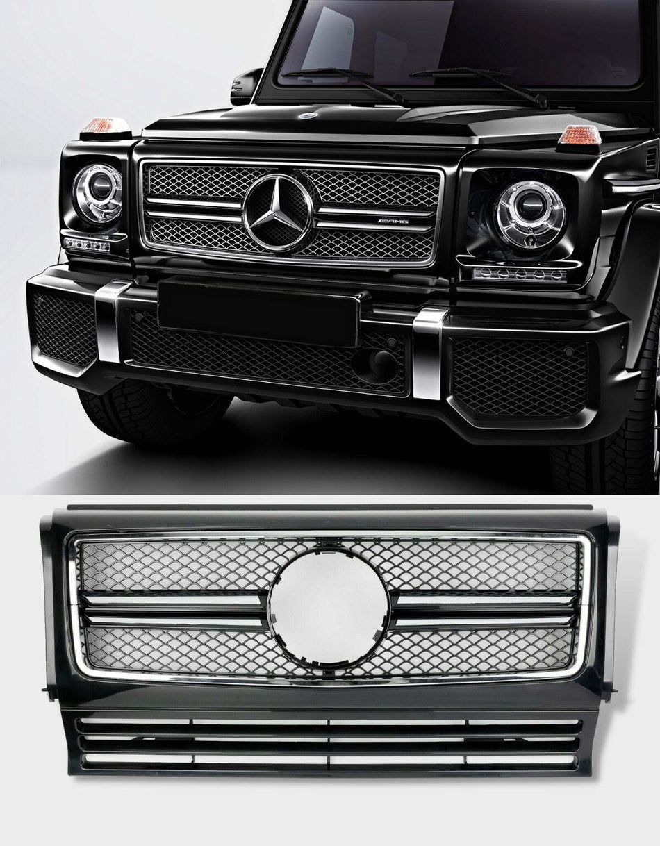 per Mercedes Classe G W463 1990-2012 Griglia Radiatore G65 Look