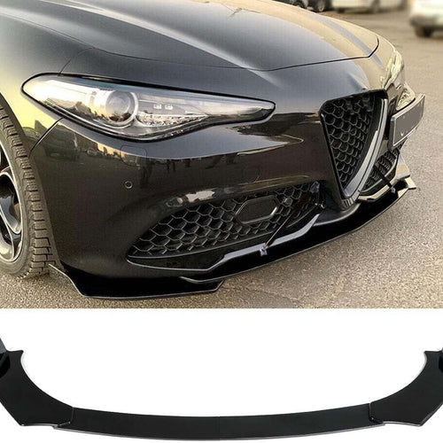 UPGRADE MOD *LOOK QUADRIFOGLIO* per ALFA ROMEO GIULIA LAMA SPLITTER FRONTALE