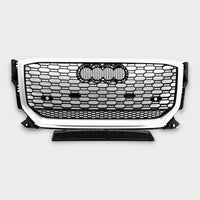 per AUDI Q2 2016-2020 Griglia Radiatore Ottica RSQ2 Nero Argento
