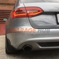DIFFUSORE 🔥S4 look per AUDI A4 B8 2007-2012 POSTERIORE SOTTO PARAURTI ABS OPACO