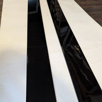 Sotto MINIGONNE NERO LUCIDO per AUDI A1, TT, GOLF 4 5 6 7, Peugeot 206 207