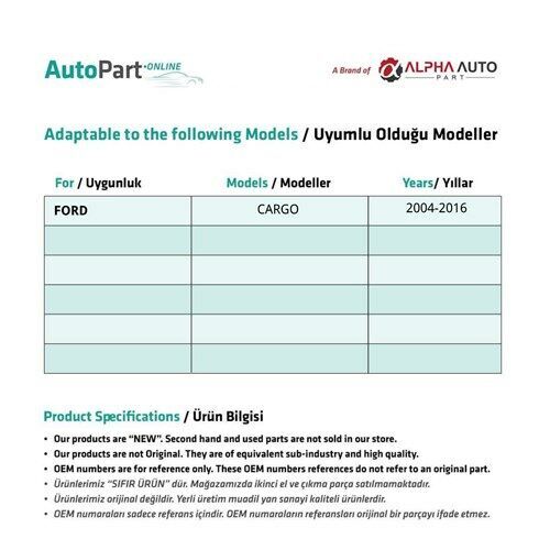 Kit Riparazione Alzacristalli - Destra-Sinistra - Ford Cargonel