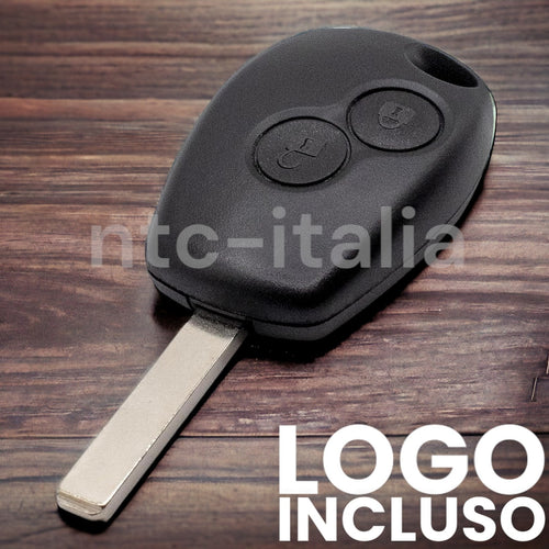 Guscio Scocca Chiave 2Tasti LAMA Piatta per Renault Clio 2 3 MODUS Twingo Kangoo