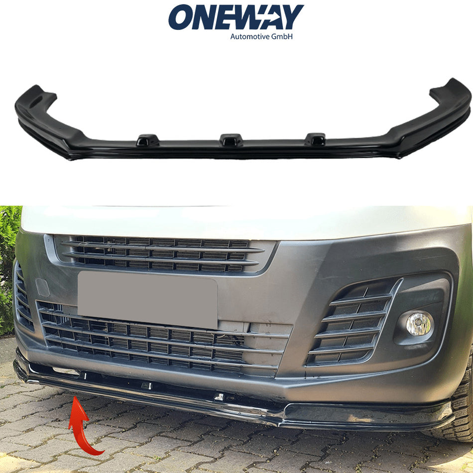 Splitter anteriore per PEUGEOT Expert 3a generazione 2016+ con ABE TÜV