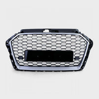 per AUDI A3 8V 2016-2020 Griglia Anteriore Sport RS Nero Argento
