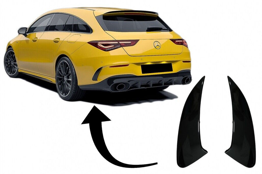 Alette paraurti posteriori Flics Pinne laterali per Mercedes CLA Shooting Brake