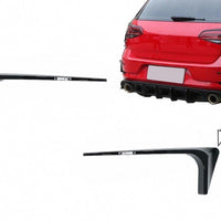 Divisori per paraurti posteriore Alette Finiture fendinebbia per VW Golf 7.5 (20