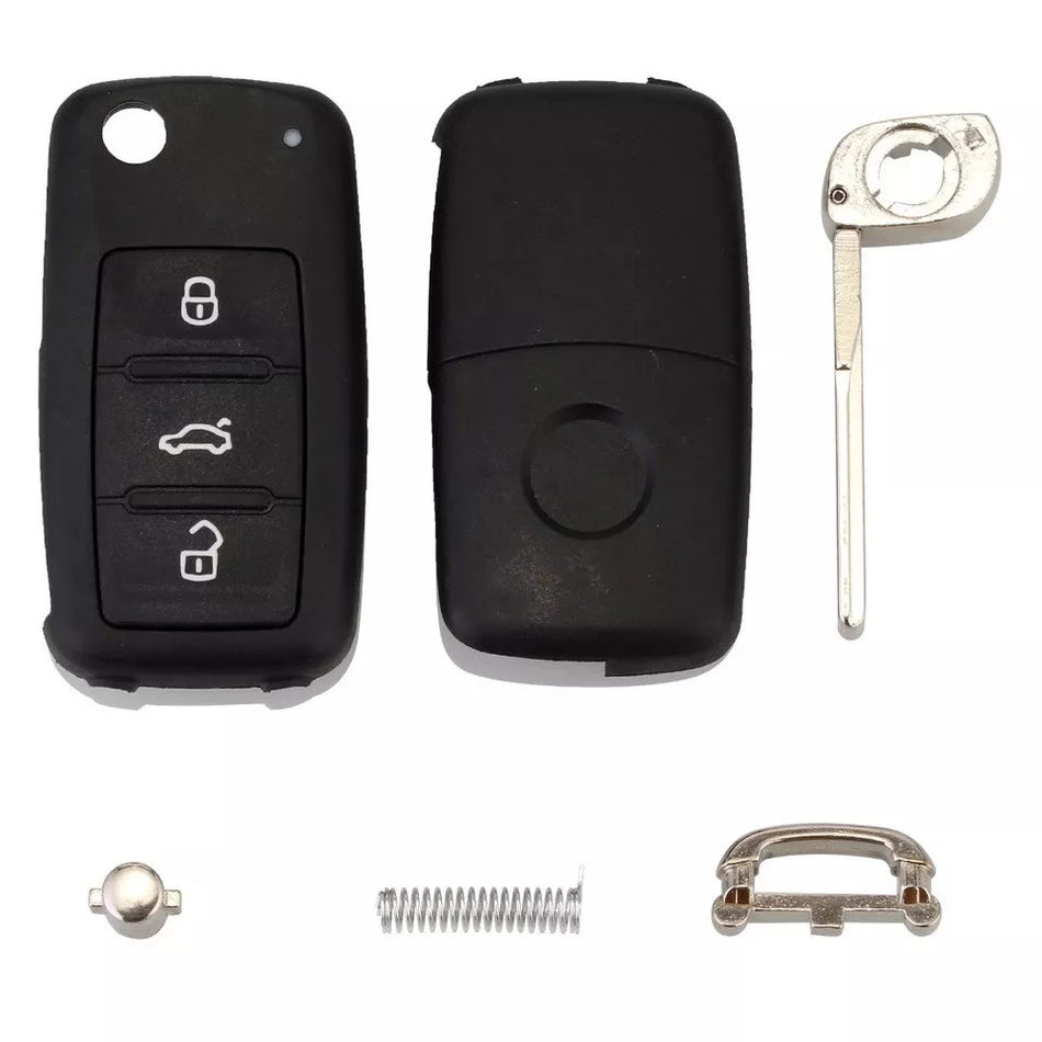 TELECOMANDO GUSCIO CHIAVE compatibile per VW GOLF 6, VI Polo 6R Passat B7 CC