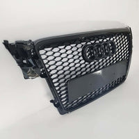 per AUDI A4 B8 8K 2007-2011 Griglia Anteriore RS4 Nero Lucido