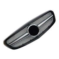 per Mercedes C W205 S205 2014-2018 Griglia Anteriore Nero Look AMG