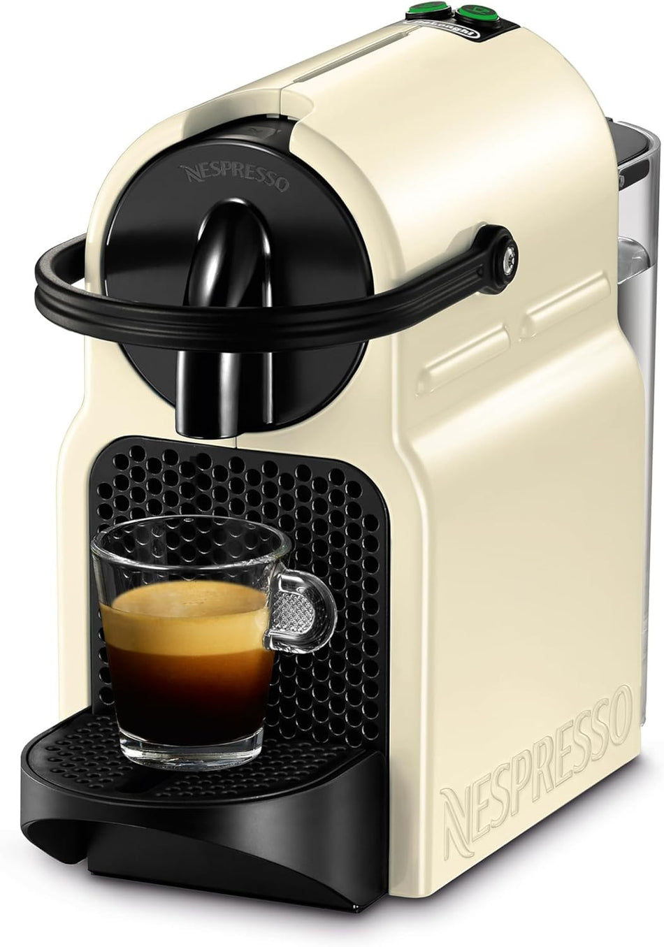 Nespresso Inissia EN80.CW Macchina per Caffè Espresso, Cream Bianco Base
