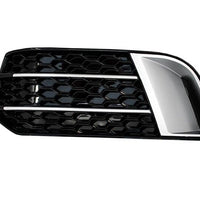 Griglie laterali Coperture fendinebbia per Audi A1 8X (2010-2015) RS1 Design Ner