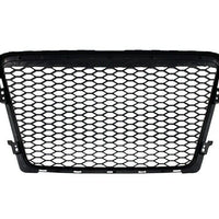 Griglia anteriore senza badge per Audi A4 B8 (2007-2012) RS Design Piano Black
